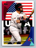 2023 Topps #WBC-36 Kyle Schwarber 2023 World Baseball Classic Stars