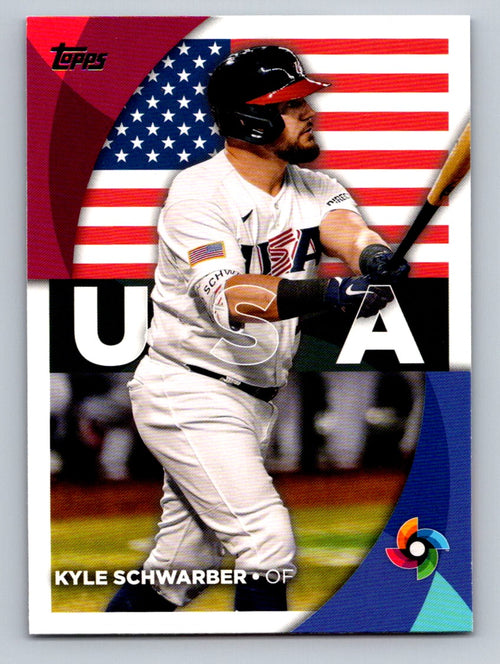 2023 Topps #WBC-36 Kyle Schwarber 2023 World Baseball Classic Stars