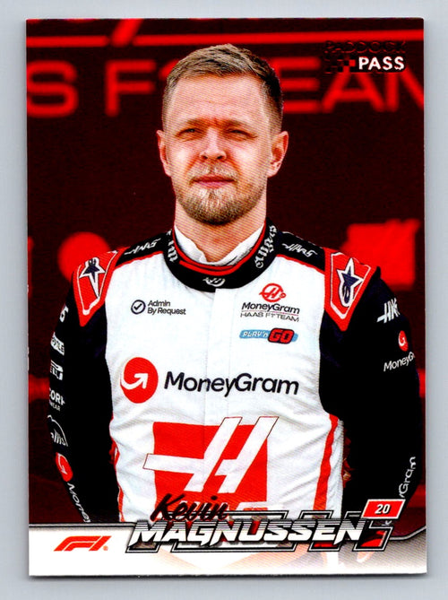 2024 Topps Paddock Pass Formula 1 #16b Kevin Magnussen Red Foil