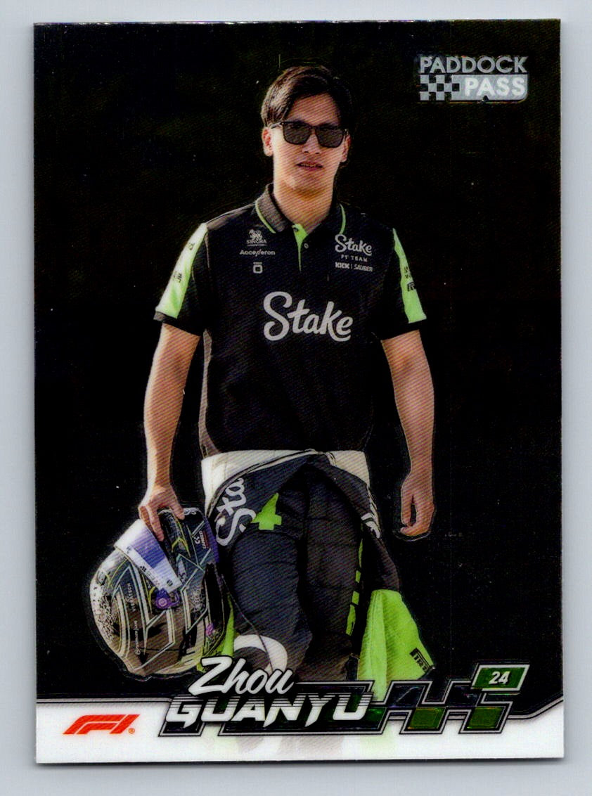 2024 Topps Paddock Pass Formula 1 #14a Zhou Guanyu Chrome