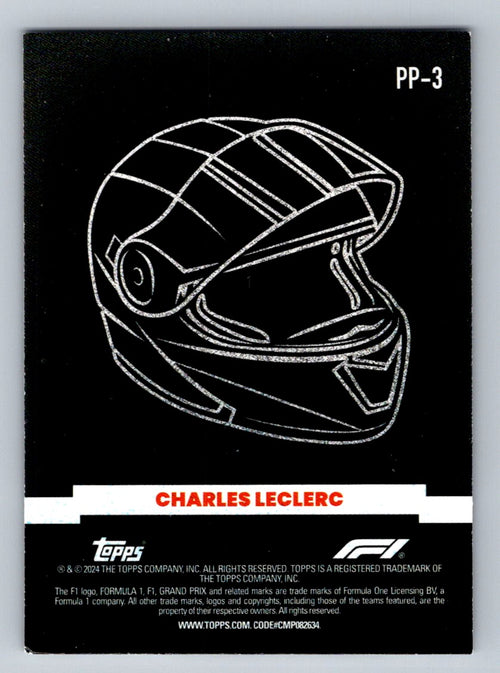 2024 Topps Paddock Pass Formula 1 #PP-3 Charles Leclerc Power Packed