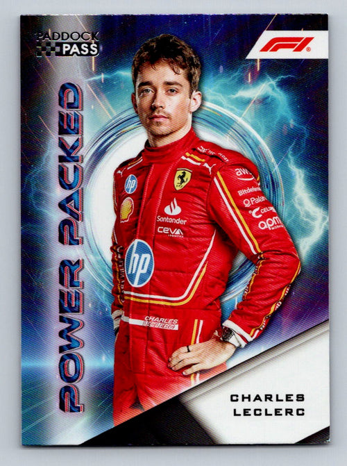 2024 Topps Paddock Pass Formula 1 #PP-3 Charles Leclerc Power Packed