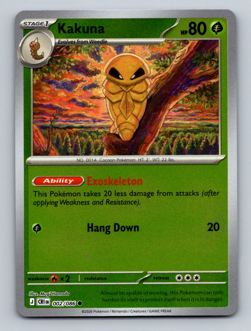 ME04: Chaos Rising #002/086 Kakuna