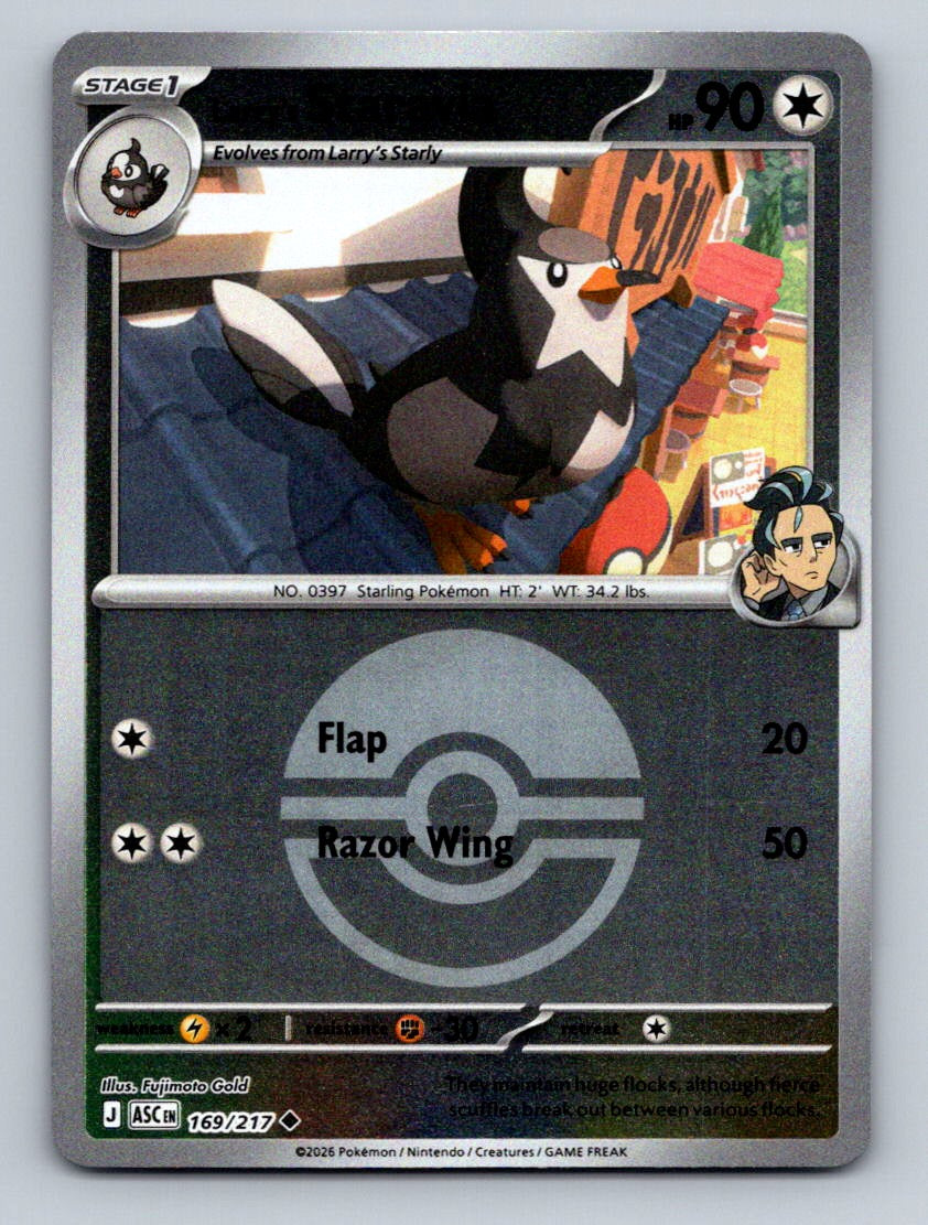 ME: Ascended Heroes #169/217 Larry's Staravia (Poke Ball)