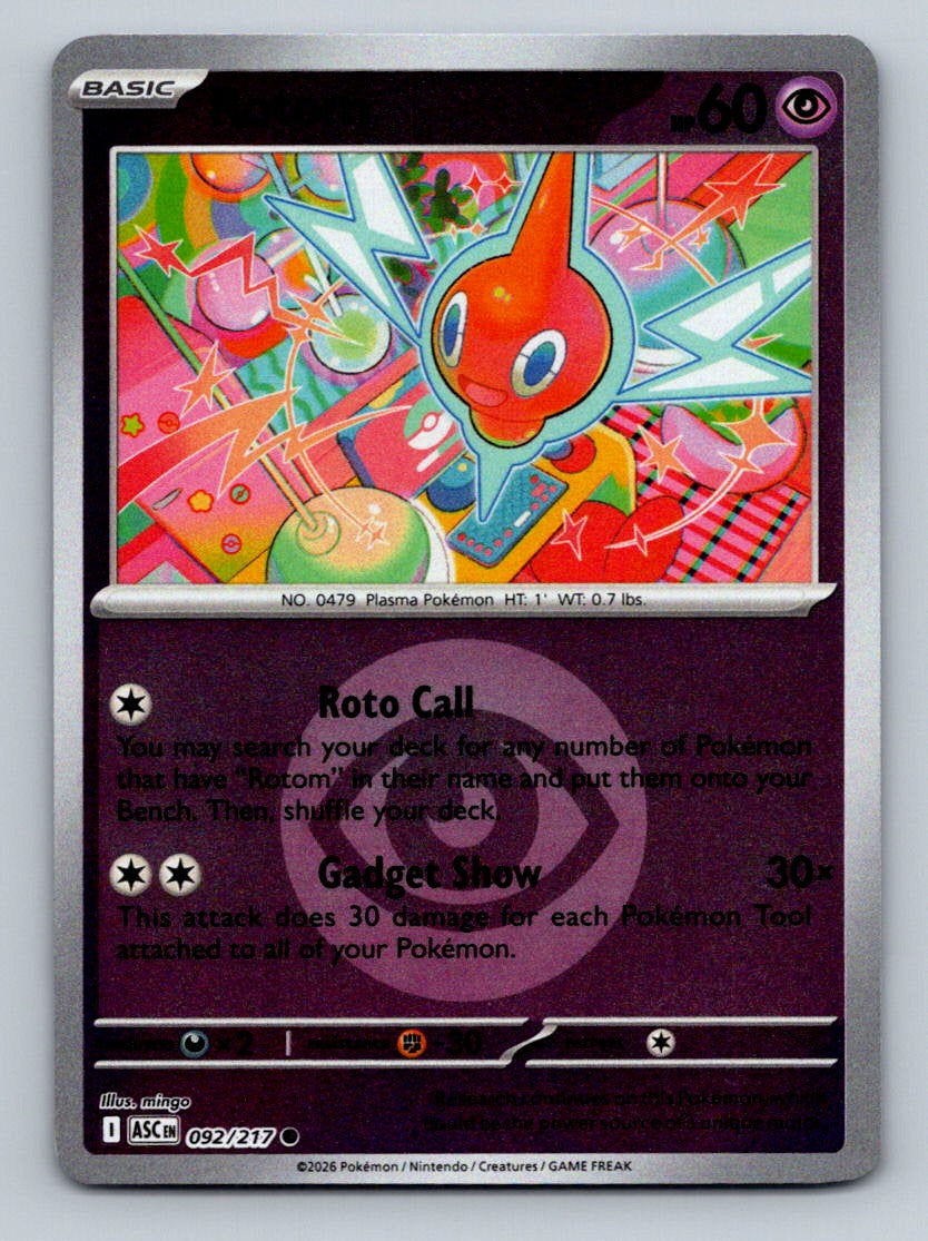 ME: Ascended Heroes #092/217 Rotom (Energy Symbol Pattern)