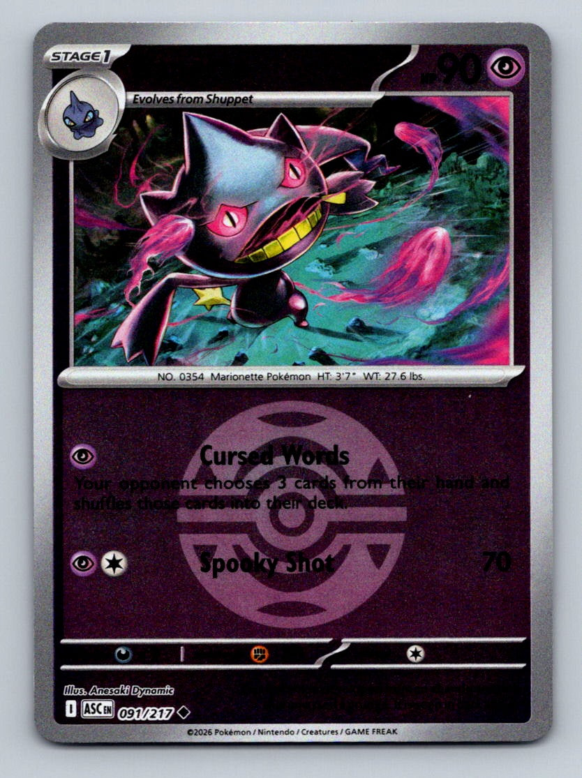 ME: Ascended Heroes #091/217 Banette