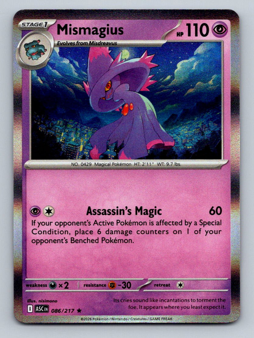 ME: Ascended Heroes #086/217 Mismagius