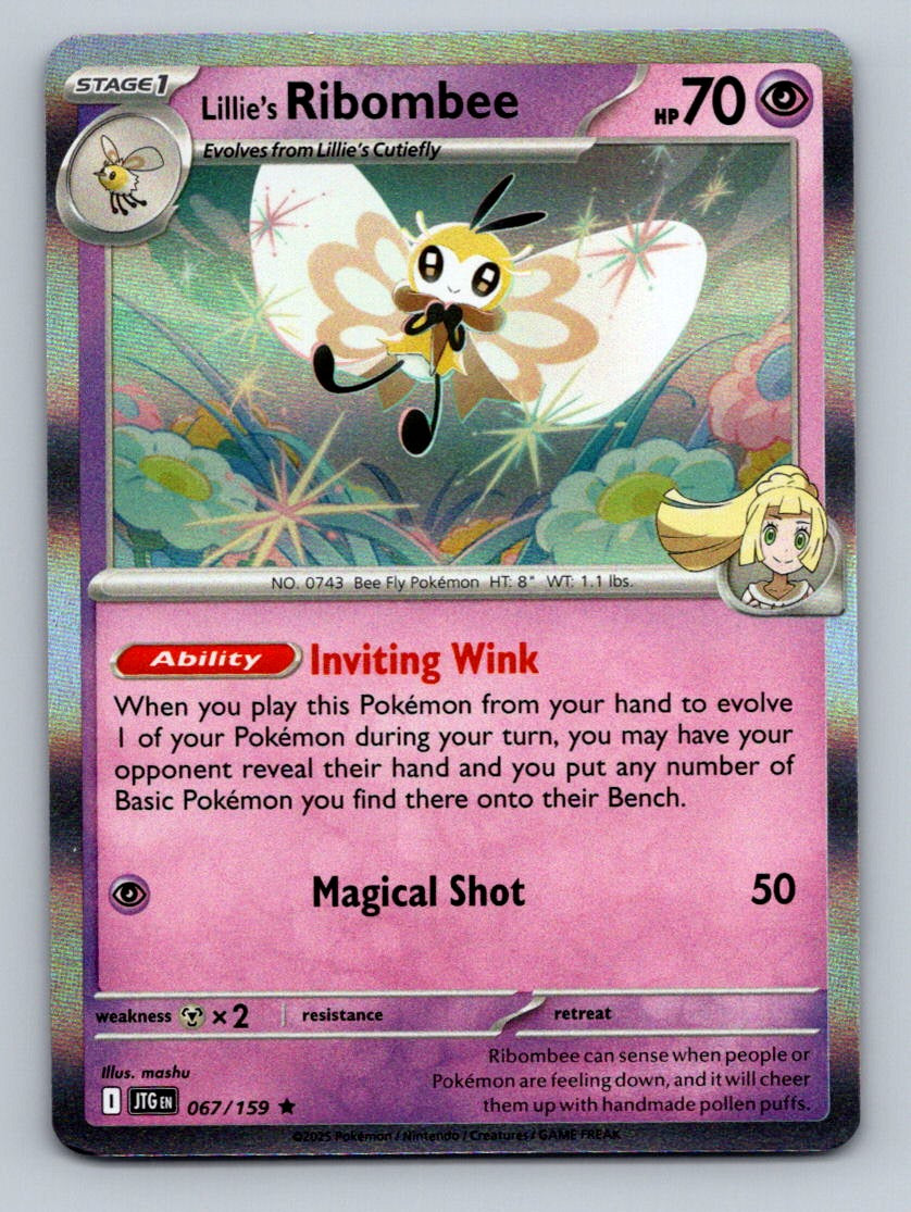 Prize Pack Series Cards #067/159 Lillie's Ribombee