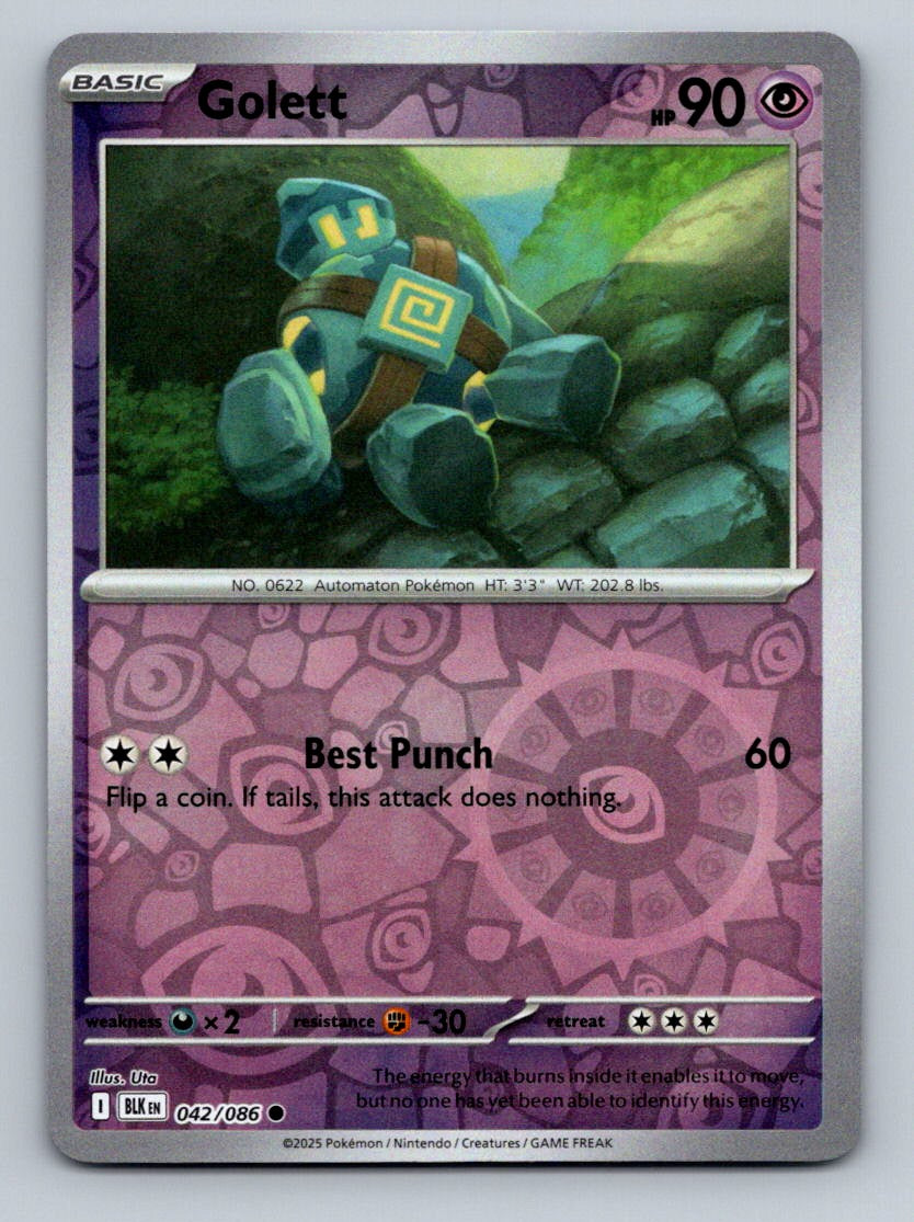 SV: Black Bolt #042/086 Golett
