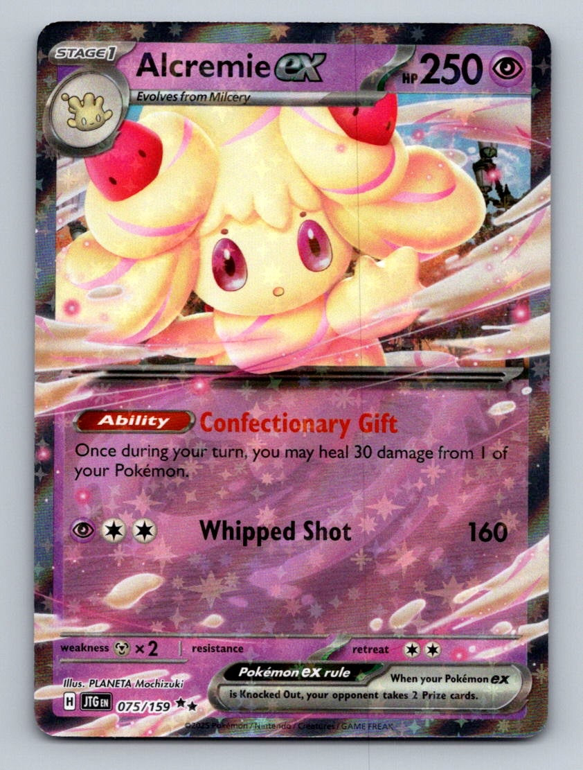 Miscellaneous Cards & Products #075/159 Alcremie ex (Journey Together Stamped)