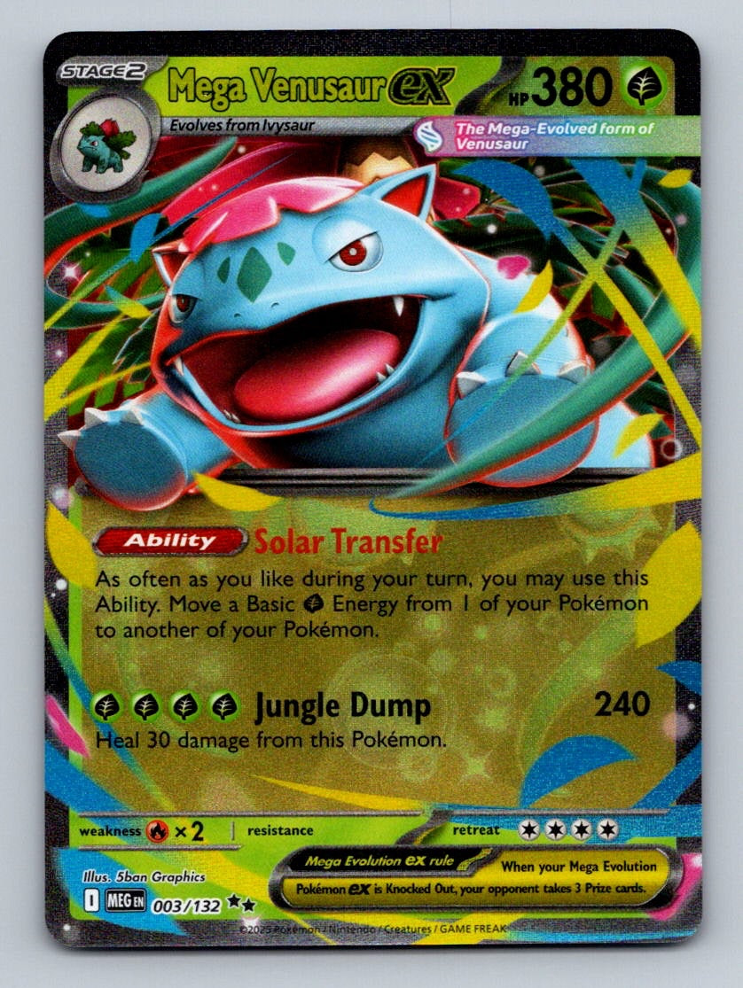 Prize Pack Series Cards #003/132 Mega Venusaur ex