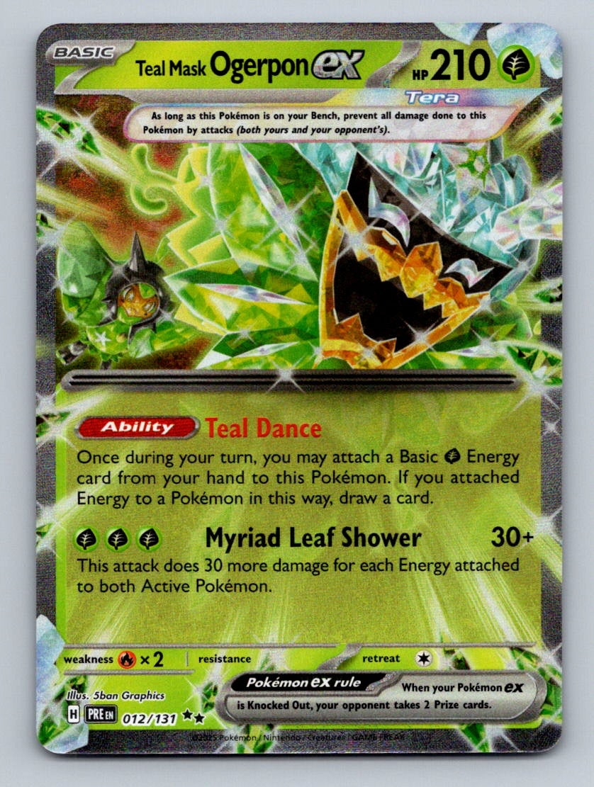 SV: Prismatic Evolutions #012/131 Teal Mask Ogerpon ex