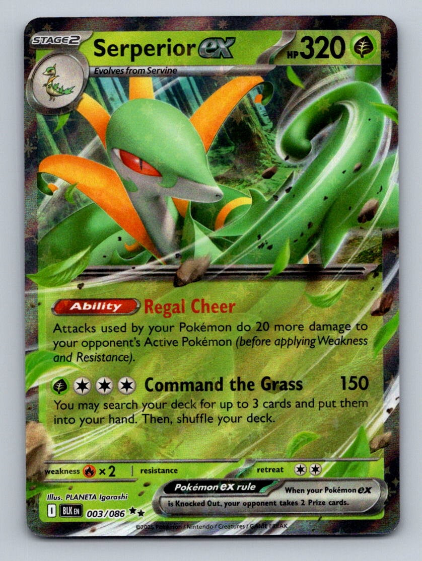 SV: Black Bolt #003/086 Serperior ex