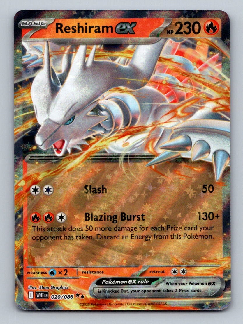 Prize Pack Series Cards #020/086 Reshiram ex