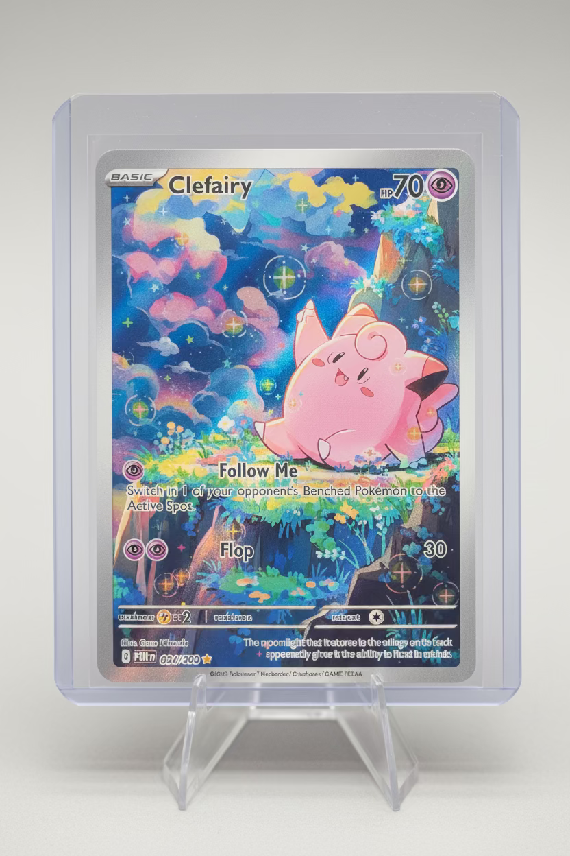 Lillie's Clefairy ex Special Illustration Rare Holo Sv09 184/159 Pokémon