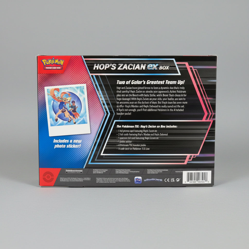 Pokemon Hop’s Zacian EX Box