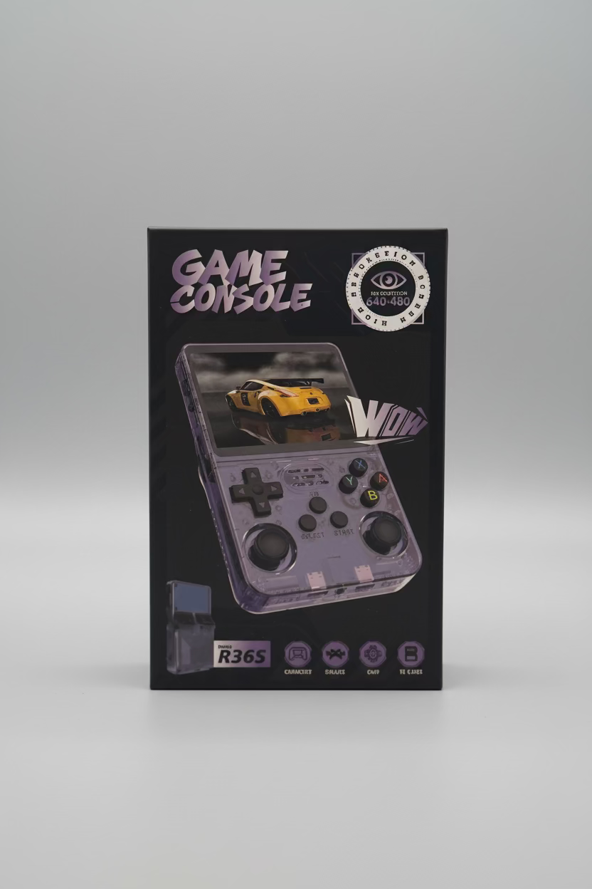 R36S Retro Game Console 64G White