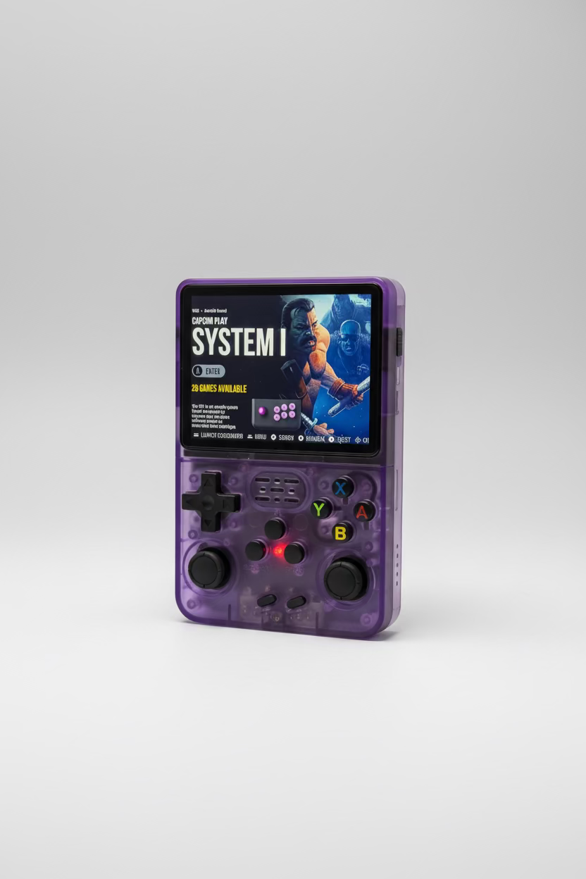 R36S Retro Game Console 64G Purple