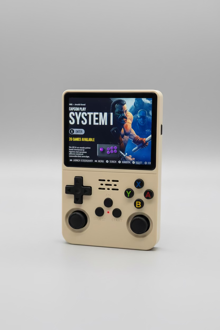 R36S Retro Game Console 64G White