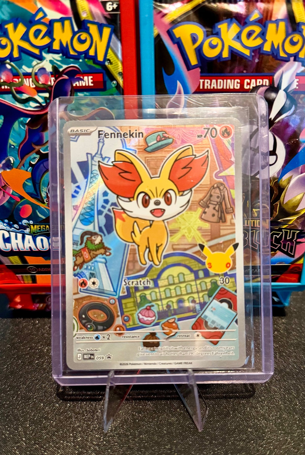 Fennekin 59 First Partner Series 3 - Promo Holo Full Art
