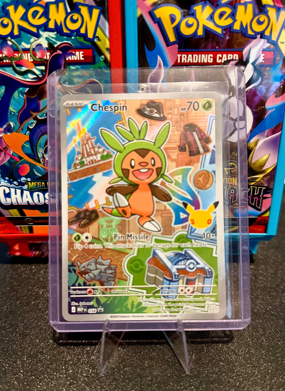 POkemon 30th Celebration Chespin 058 English